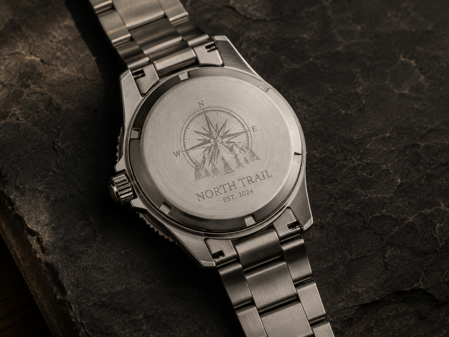 Custom Watch Caseback Logo & Image Engraving — Send-In CNC Service